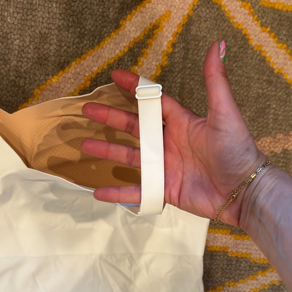 Knix XXL luxe lift  white v neck tank Top - Picture 5 of 7